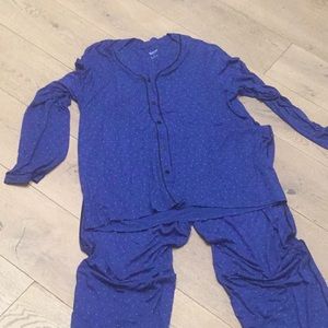 Woman’s Alfani pajamas . Size large. New . Royal blue. NWOT.
